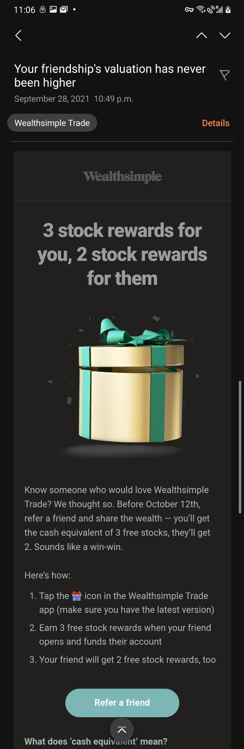 Canadian Investing Platform Wealthsimple